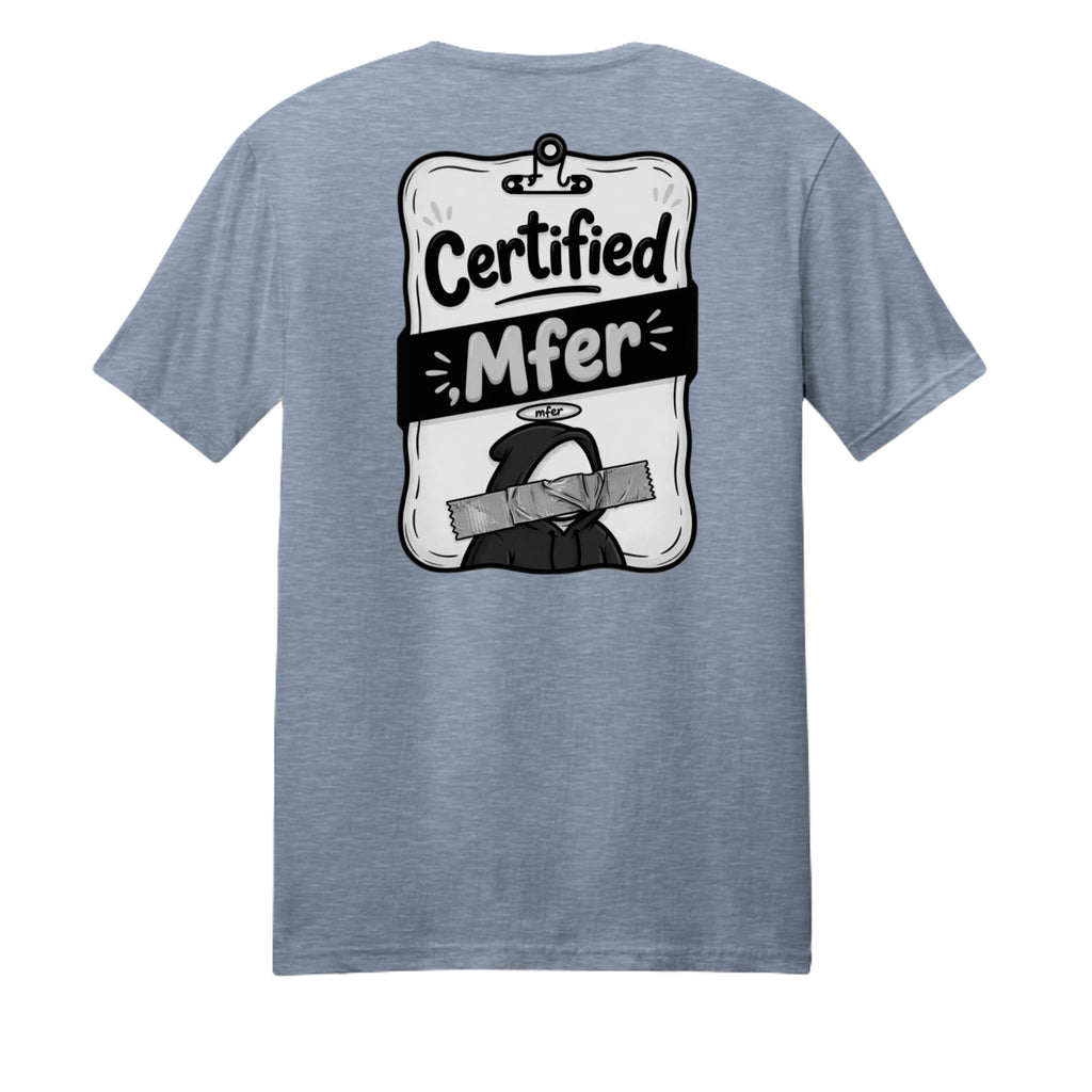 Flint Blue Heather - DM108 - BACK