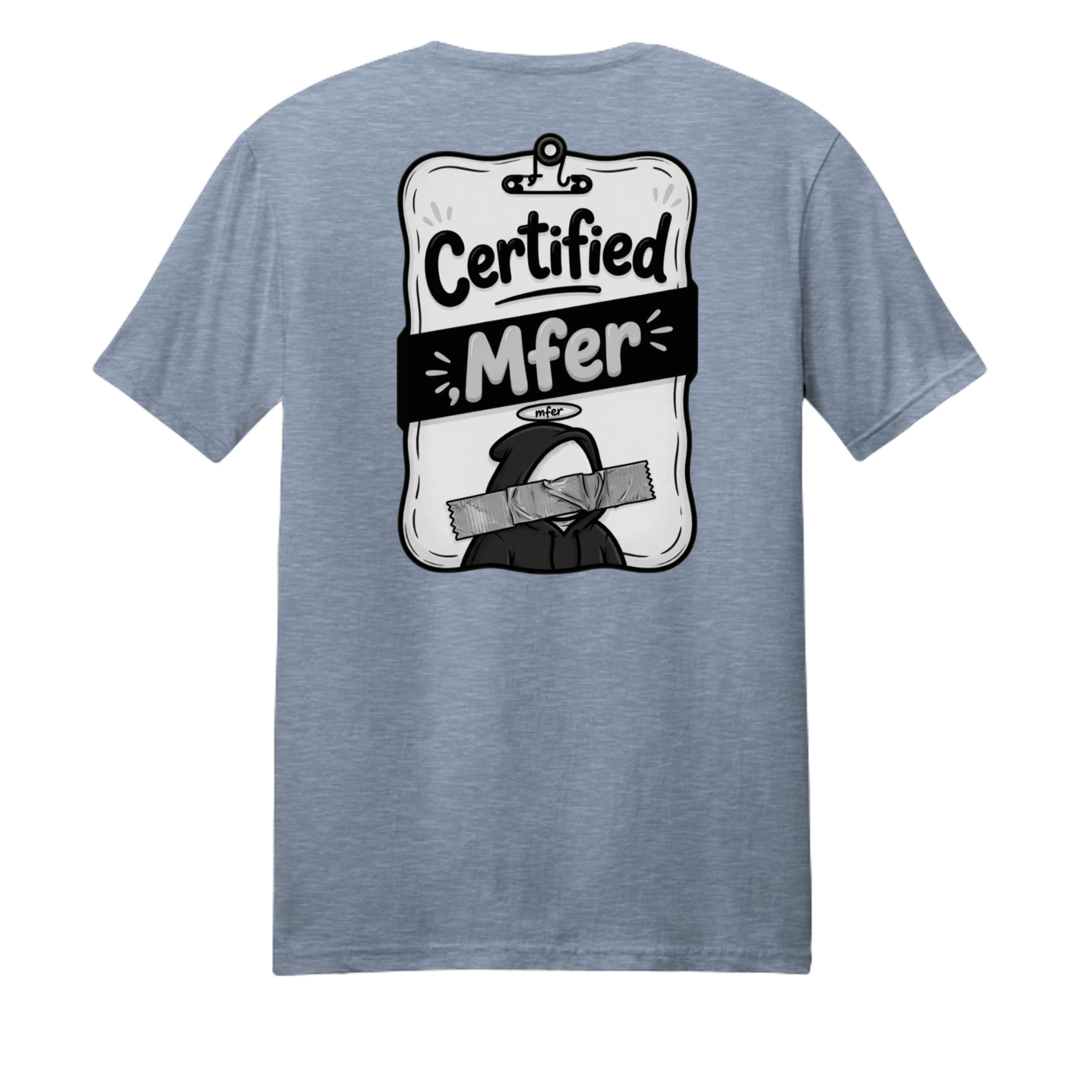 Flint Blue Heather - DM108 - BACK