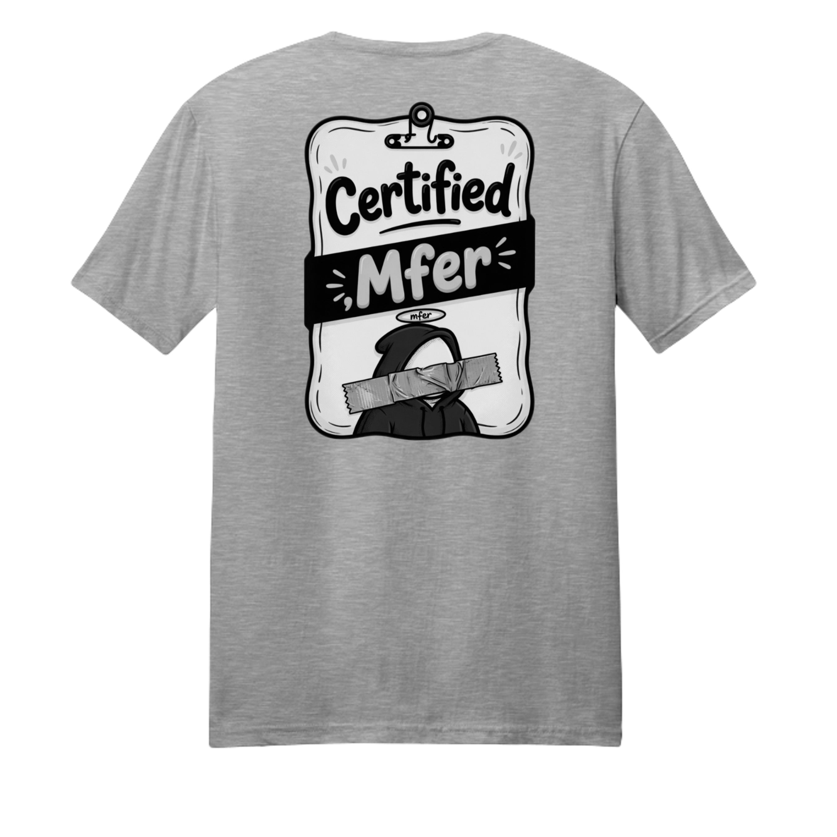 Light Heather Grey - DM108 - BACK