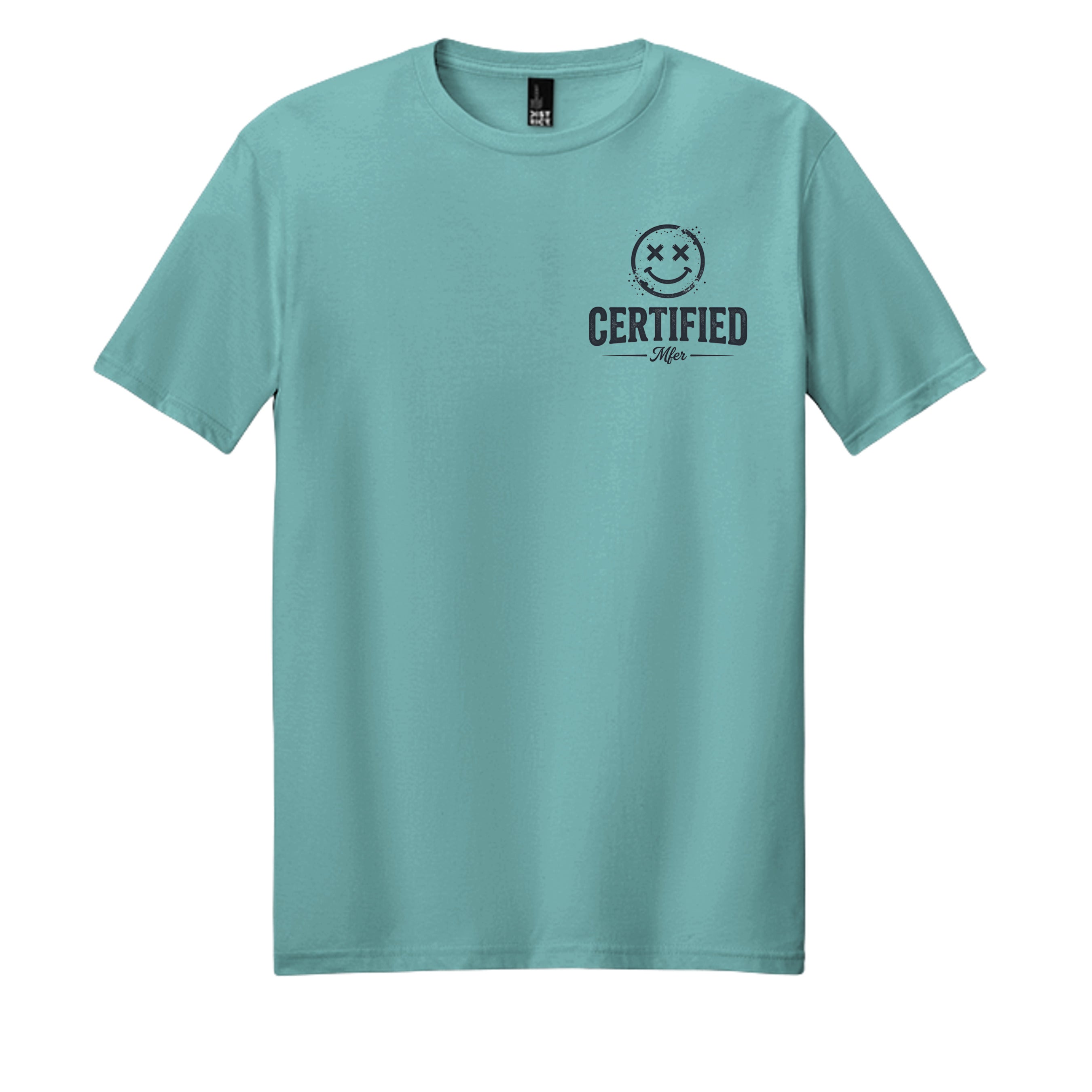 Heathered Eucalyptus Blue - DM108 - FRONT
